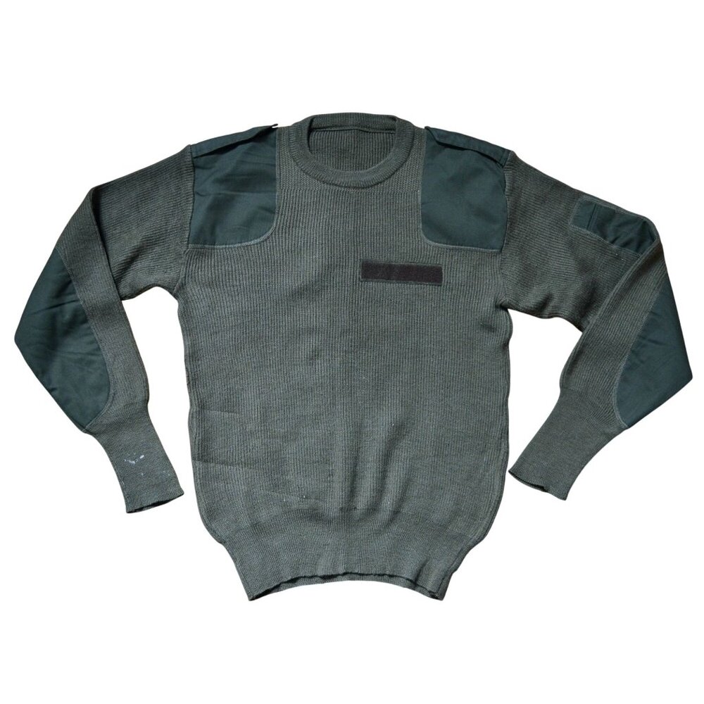 Military Wool Commando Sweater European? OD Green